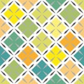 Vector ceramic tile with seamless pattern. Illustration