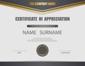 Vector certificate template