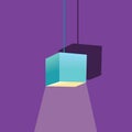 Vector chandelier icon