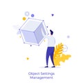 Vector Character Concept Royalty Free Stock Photo