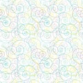 Vector cheerful seamless texture