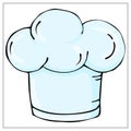 Vector chef hat isolated on a white background Royalty Free Stock Photo