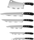 Vector - Chef Kitchen Knives and Cleaver