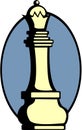 vector chess game queen piece