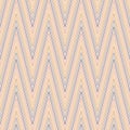 Vector chevron pattern. Retro vintage style zigzag stripes seamless background, thin stripes Royalty Free Stock Photo