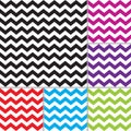 Vector Chevron patterns set Royalty Free Stock Photo