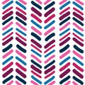 Vector chevron Seamless pattern background abstract hand drawn brushstroke shapes pattern texture . Simple modern