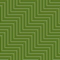 Vector chevron stripes seamless pattern. Elegant green zigzag ornament texture Royalty Free Stock Photo