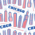 Vector Chicago Seamless Pattern