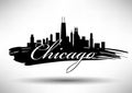 Vector Chicago Skyline Design