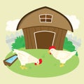 Vector Chicken Farm