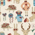 Vector Childish Seamless Pattern