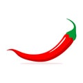 Vector Chili Pepper. Food Collection. Flat design