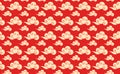 Vector Chinese cloud seamless pattern Royalty Free Stock Photo