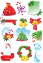 Vector chrisrmas collection Royalty Free Stock Photo