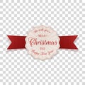 Vector Christmas festive Emblem graphic Element