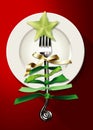 Vector of christmas food