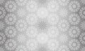 Vector Christmas geometric pattern with white lace snowflakes