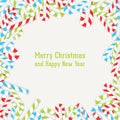 Vector Christmas illustration. Royalty Free Stock Photo