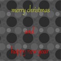 Merry christmas happy new year Royalty Free Stock Photo