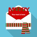 Vector of Christmas mail