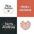 Vector Christmas and New year cards