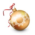 Vector Christmas Ornament Royalty Free Stock Photo