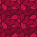 Vector Christmas seamless pattern red Poinsettias