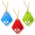 vector christmas tags Royalty Free Stock Photo
