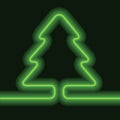 Vector Christmas tree background. Royalty Free Stock Photo