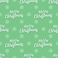 Christmas words seamless pattern.