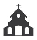 Vector church icon Royalty Free Stock Photo