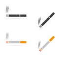 Vector cigarette icons