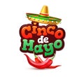 Vector cinco de mayo mexican party poster banner