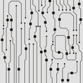 Vector circuit board illustration