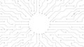 Vector Circuit Board Techno Background Royalty Free Stock Photo