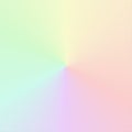 Vector circular gradient in muted rainbow colors