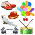 Vector Circus Icons Set 4