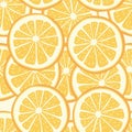 Vector citrus seamless background