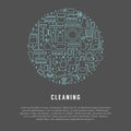 Vector cleaning template.