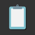 Vector clipboard flat design