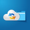 Vector cloud folder files