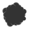 Vector cloud of smoke pollution Royalty Free Stock Photo