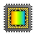 Vector cmos ccd image sensor. Royalty Free Stock Photo