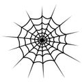 Vector cobweb isolated on whithe background. Spiderweb for Halloween