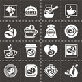 Vector Coffe icon set