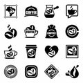 Vector Coffe icon set