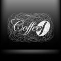 Vector coffee background for your design Royalty Free Stock Photo