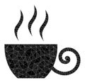 Vector Coffee Cup Polygonal Icon