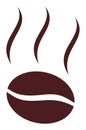 Vector Coffee Vapor Flat Icon Symbol